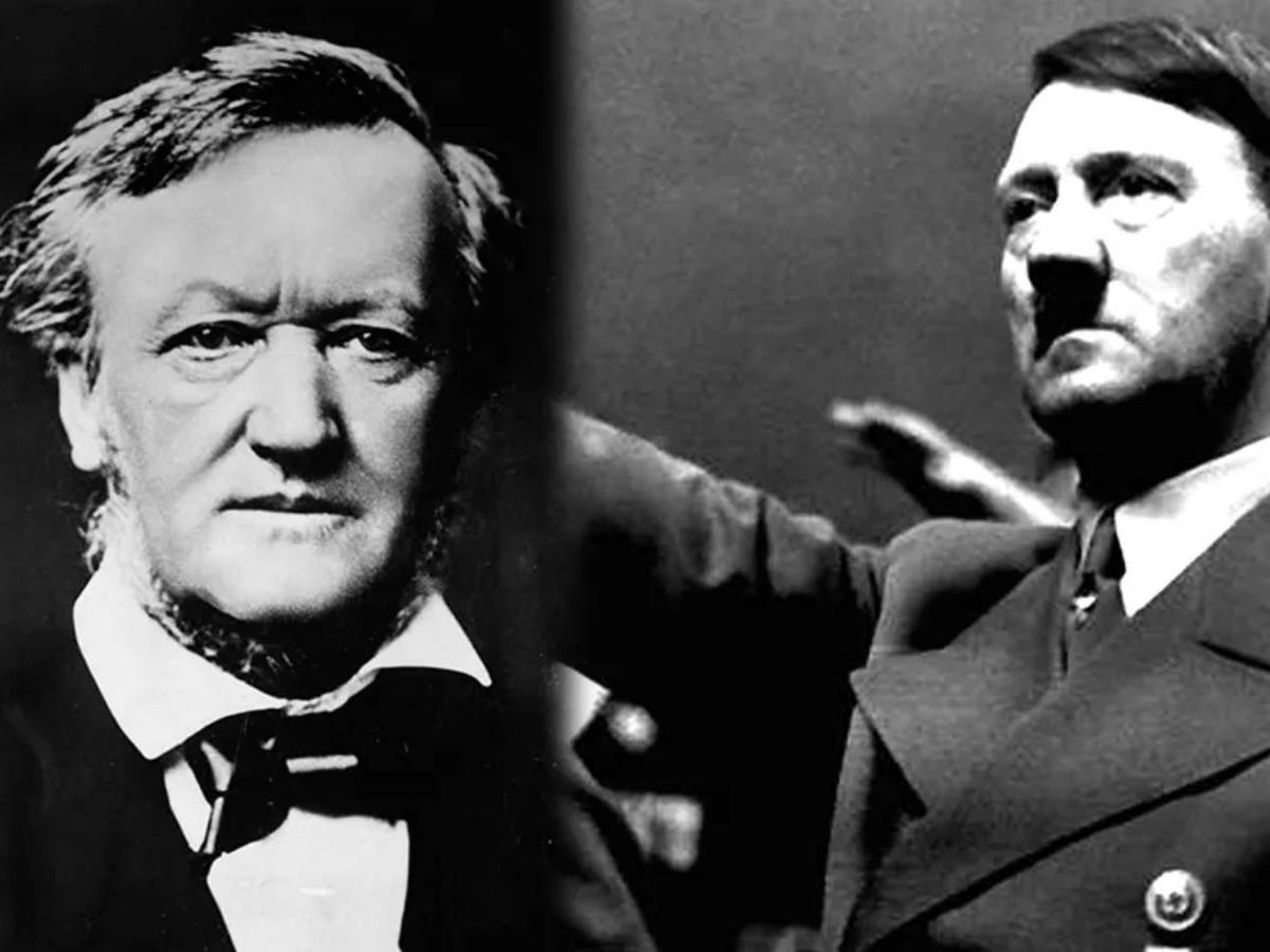 Foto: Wagner y Hitler.