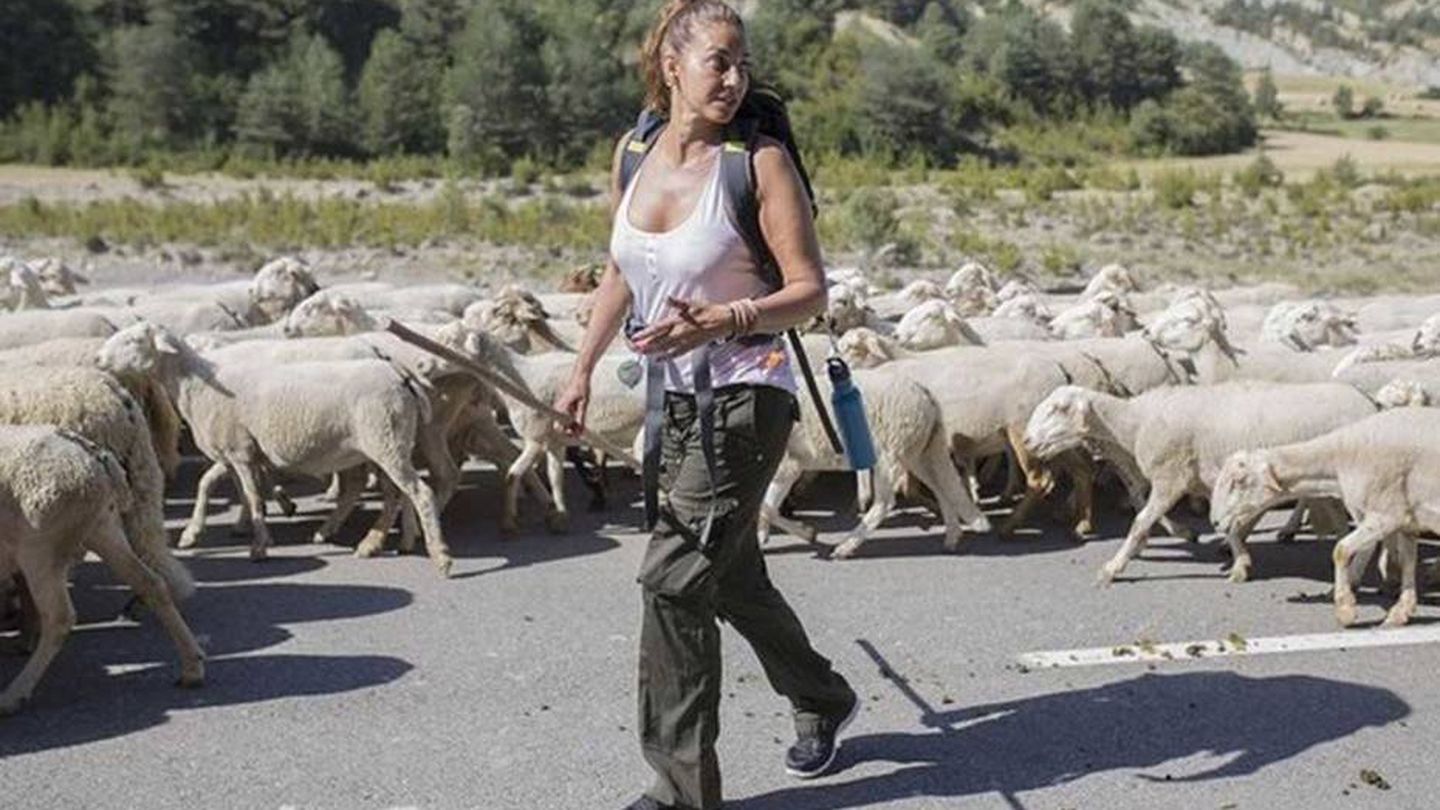 Mariló Montero, en 'Entre ovejas'. (TVE)