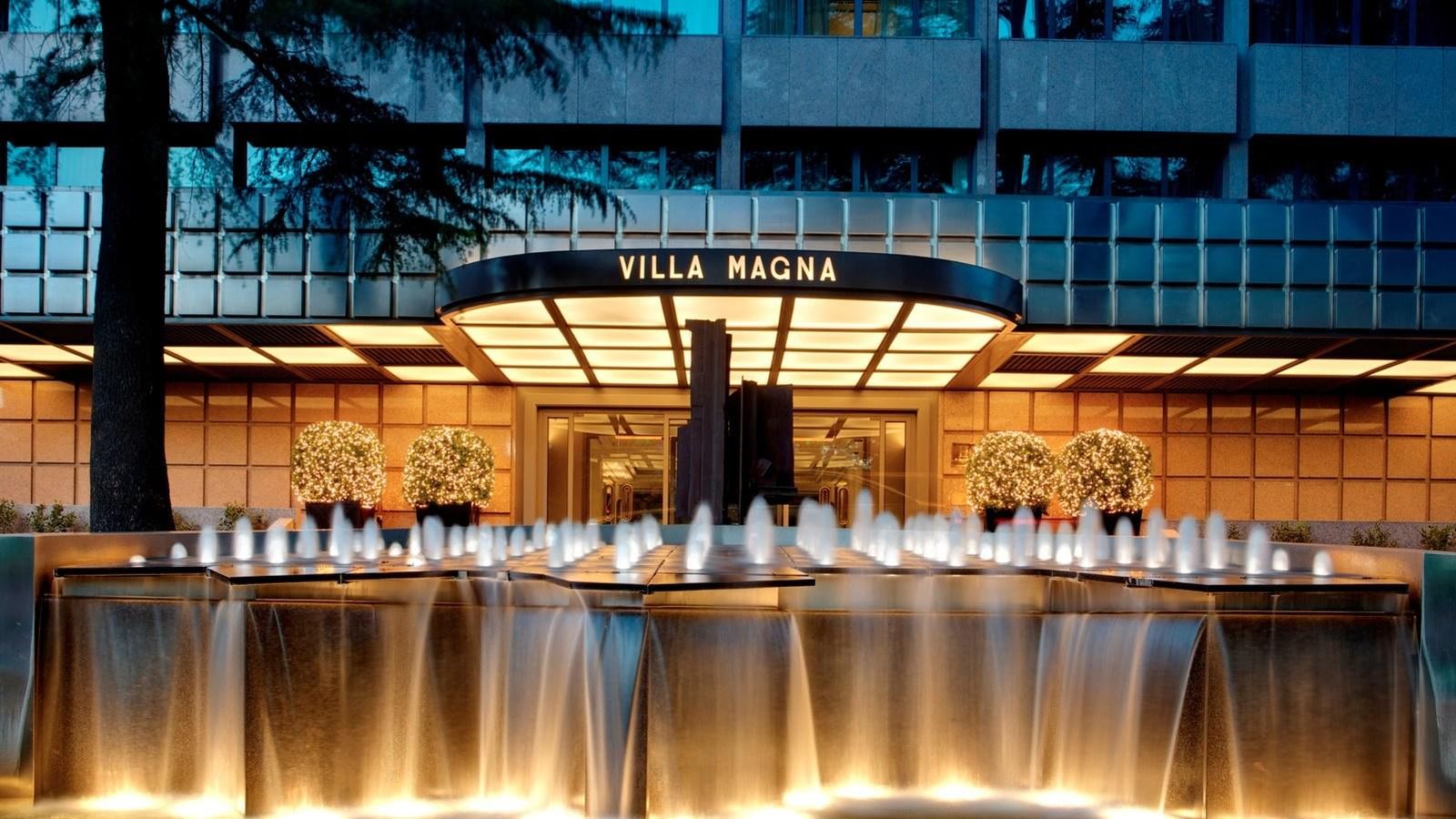 Foto: Entrada principal del hotel Villamagna. (Foto: Villamagna.es)