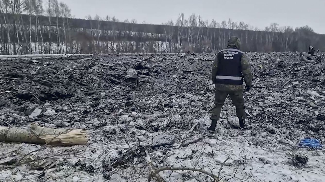 Foto: Rusia ha impulsado una investigación para averiguar lo que ocurrió con el avión. (EFE/EPA(Russian Investigative Committee)