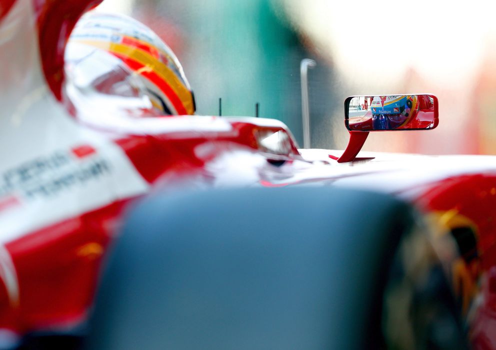 Foto: Fernando Alonso durante la clasificación de este sábado en Abu Dabi.