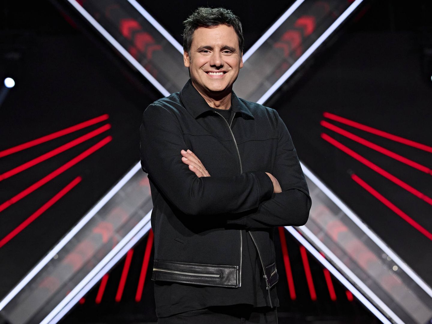 Ion Aramendi presenta 'Factor X'. (Mediaset España)