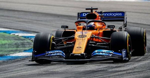Foto: Carlos Sainz al volante del McLaren en Alemania. (McLaren)