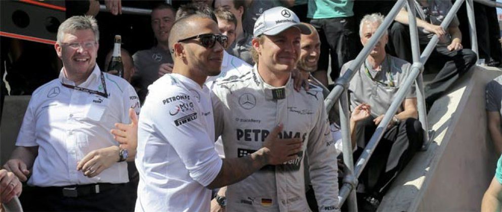 Foto: Mercedes es el mejor desde que "no" aprendió nada en su test con Pirelli