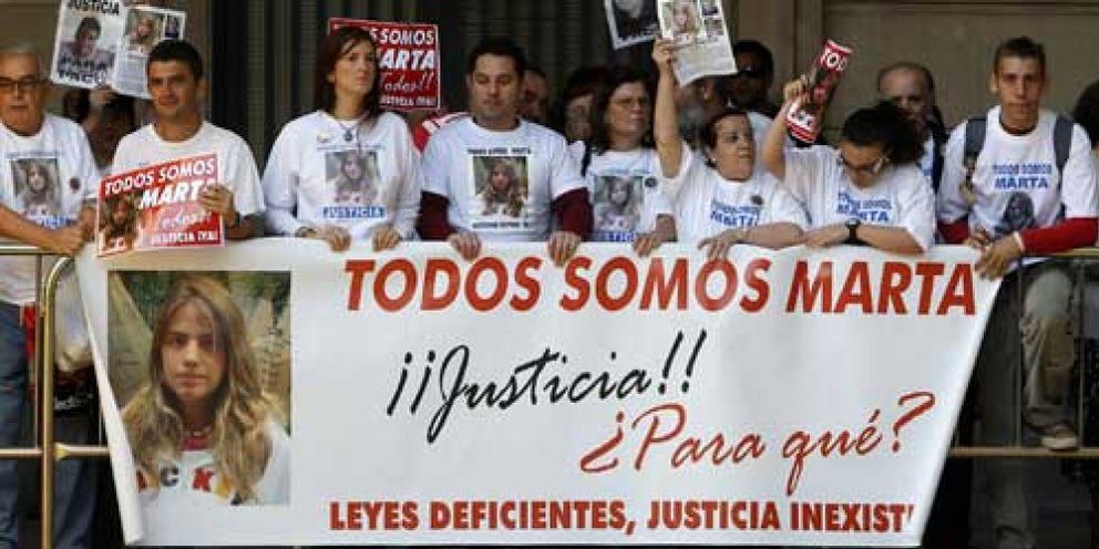 Foto: La familia de Marta, "indignada y con mucha rabia" por la sentencia