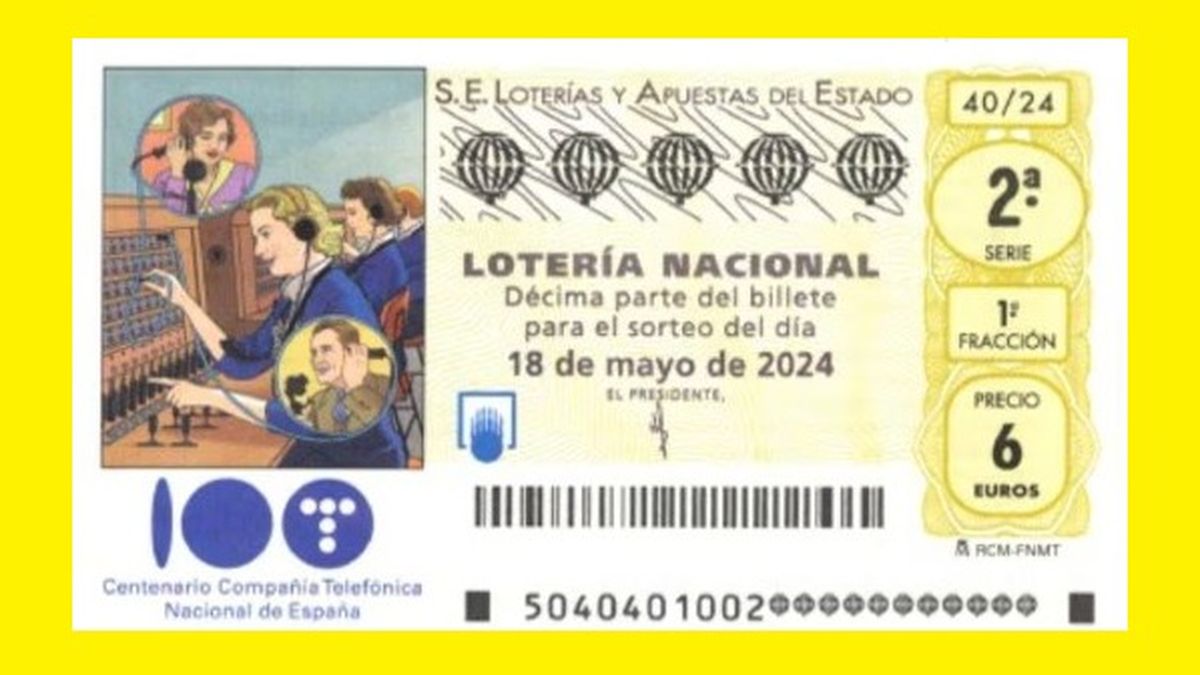 Sorteo Lotería Nacional, en directo: resultados de hoy, sábado 18 de mayo 2024