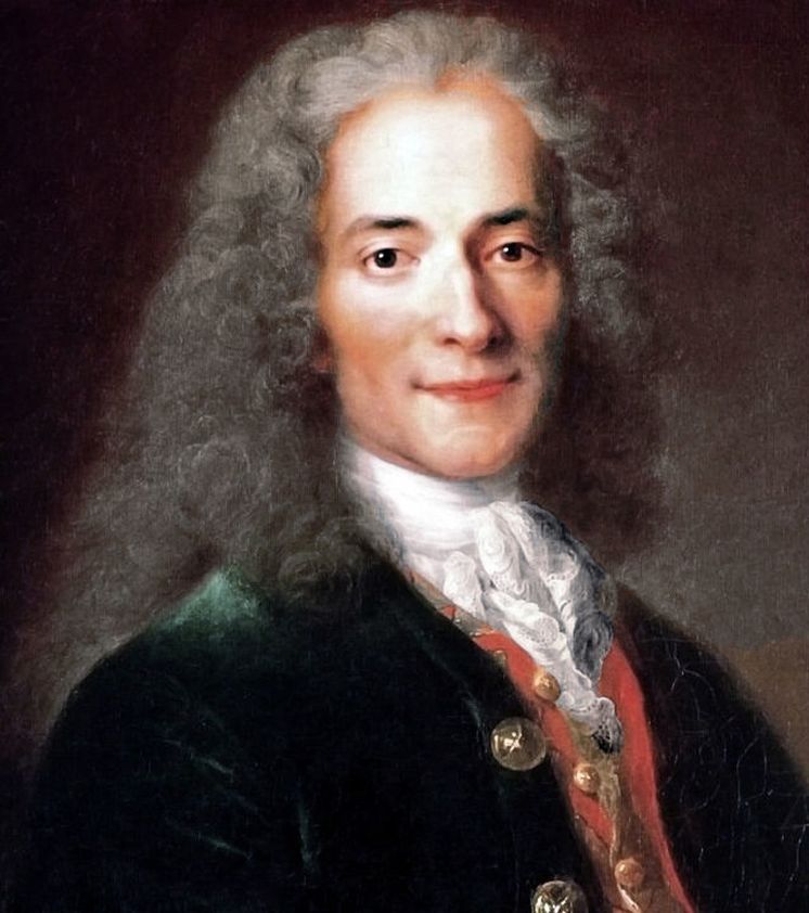 Foto: Retrato de Voltaire.