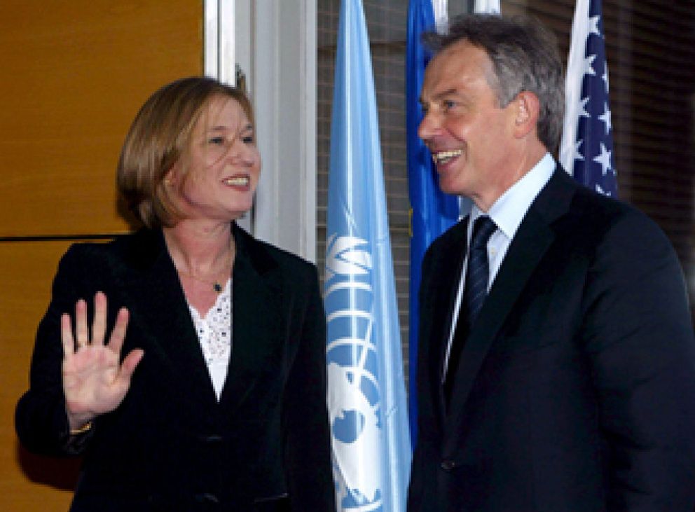 Foto: Blair percibe una "posibilidad" de paz en Oriente Medio