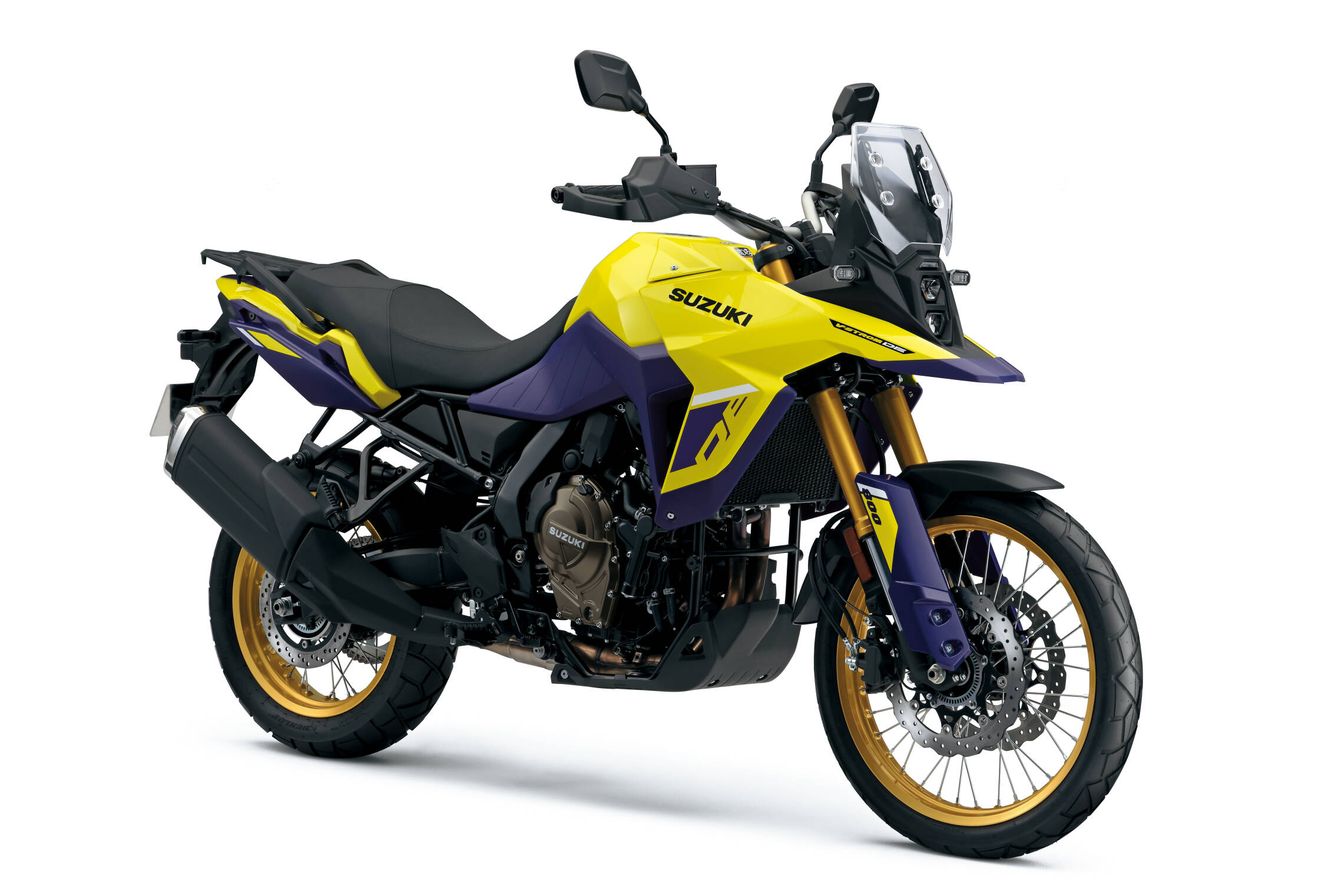 El color amarillo se inspira en las motos más legendarias de la marca japonesa en el Dakar.