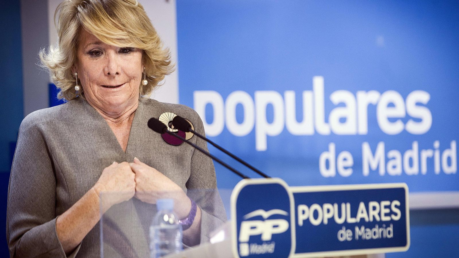 Foto: La presidenta del PP de Madrid y candidata a la Alcaldía, Esperanza Aguirre (EFE)