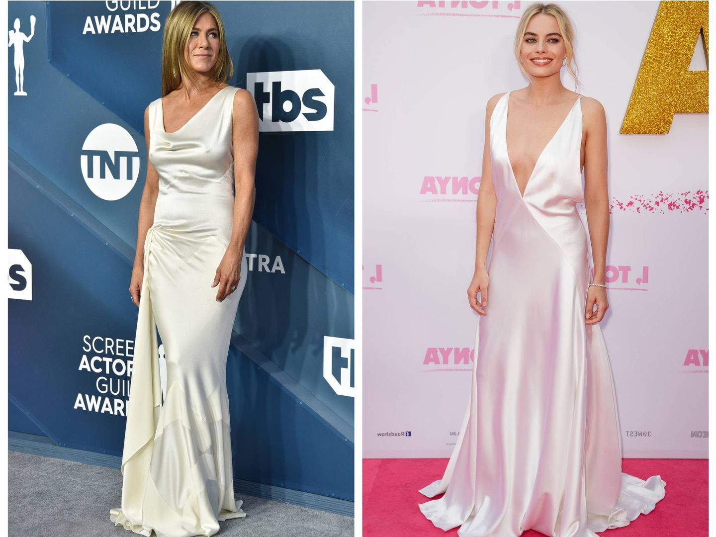 Jennifer Aniston o  Margot Robbie apuestan por la moda minimalista. (Getty)