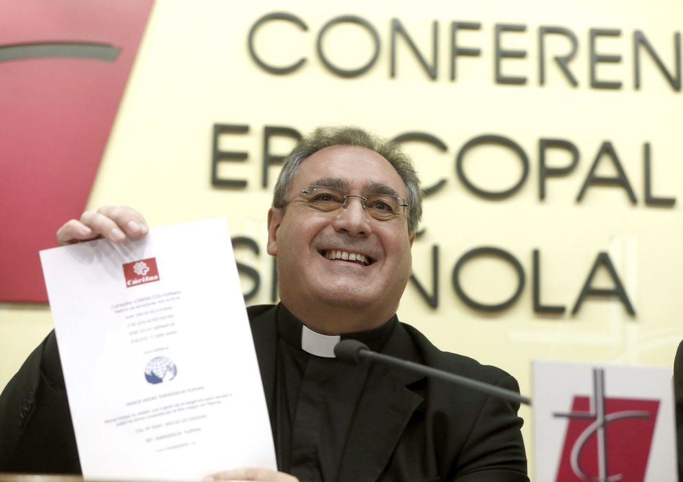 Foto: El secretario general y portavoz de la Conferencia Episcopal Española, José María Gil Tamayo (EFE)