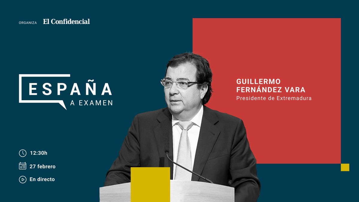 Fernández Vara, protagonista en el tercer encuentro del ciclo político 'España a examen'