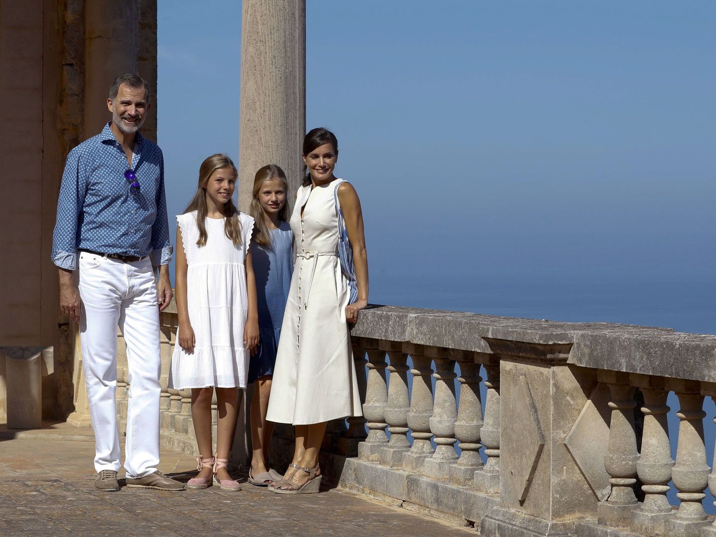 La Familia Real, en su último posado en Mallorca. (EFE)