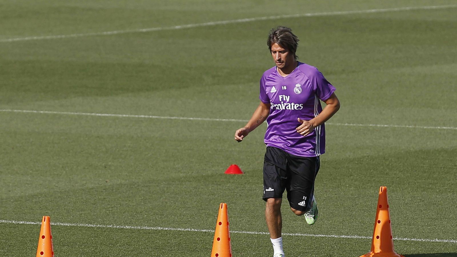 Foto: Coentrao, durante un entrenamiento Real Madrid (EFE)