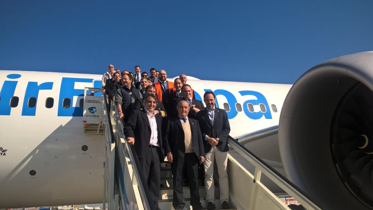 Llega a España el primer B-787 Dreamliner de los 22 que adquiere Air Europa