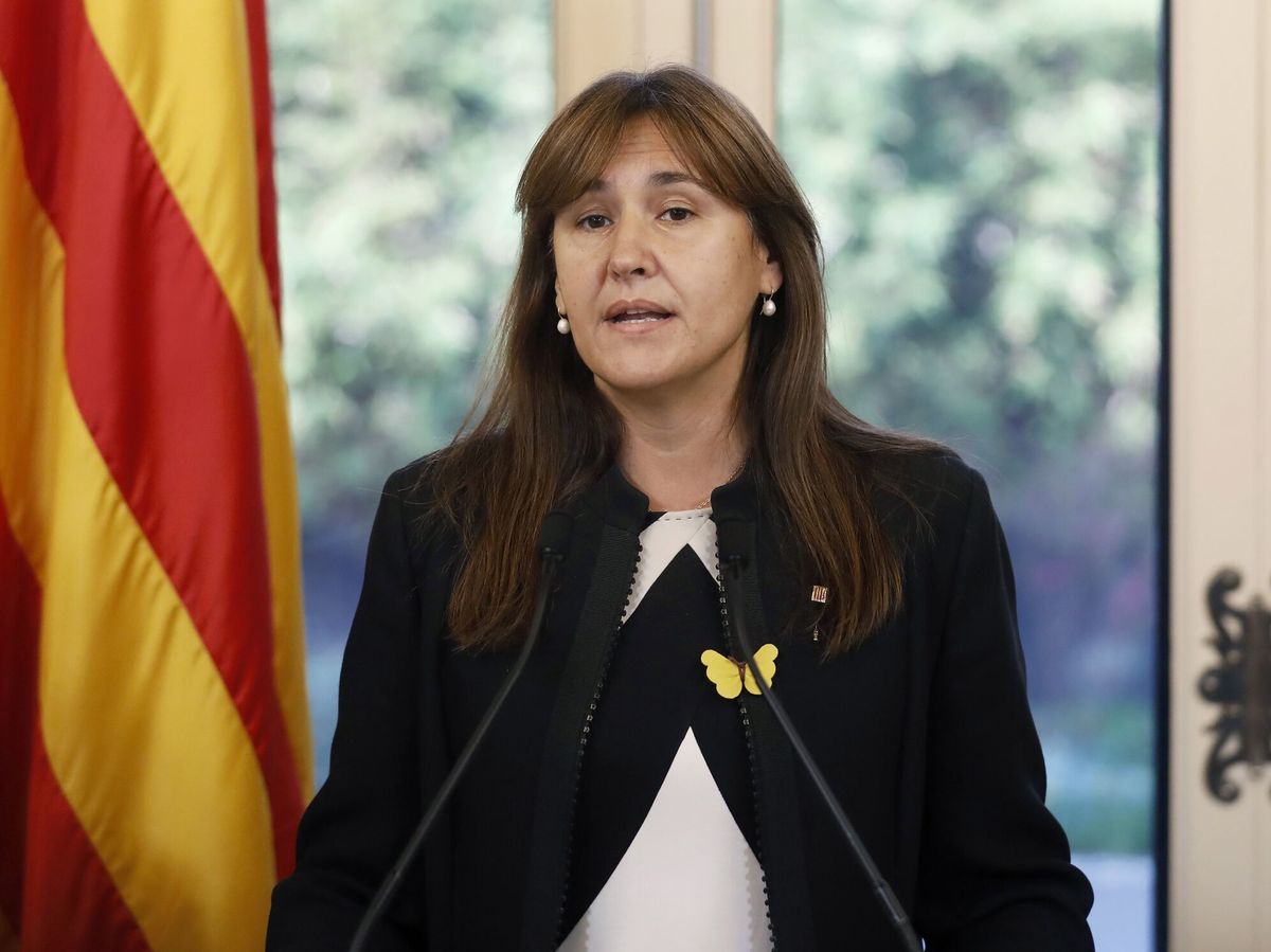 Foto: La presidenta del Parlament, Laura Borràs. (EFE)