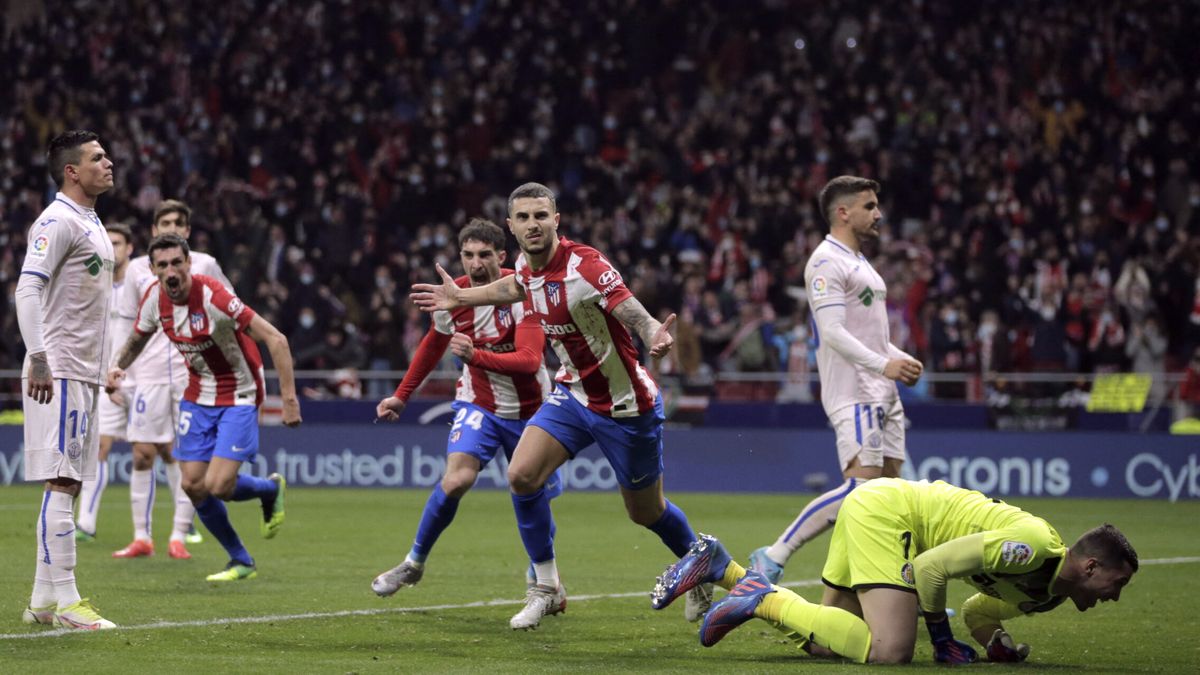 El Atlético de Madrid enloquece en el Metropolitano y derriba al Getafe (4-3)