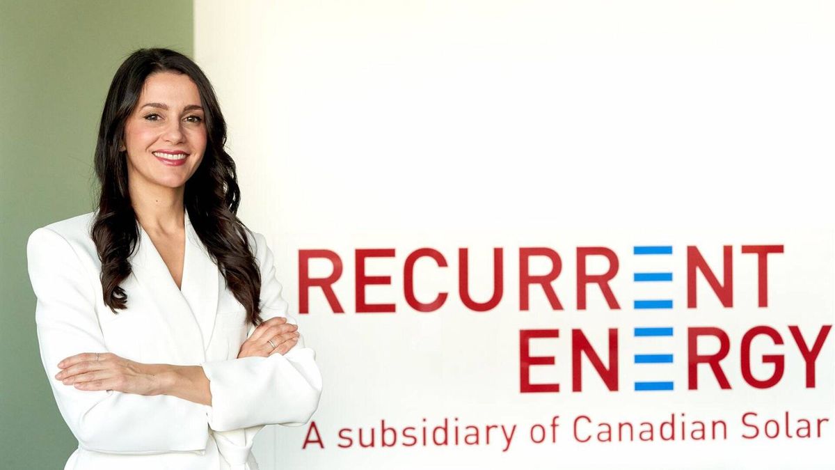 Inés Arrimadas se une a Recurrent Energy, filial de Canadian Solar, como directora de ESG y Comunicación