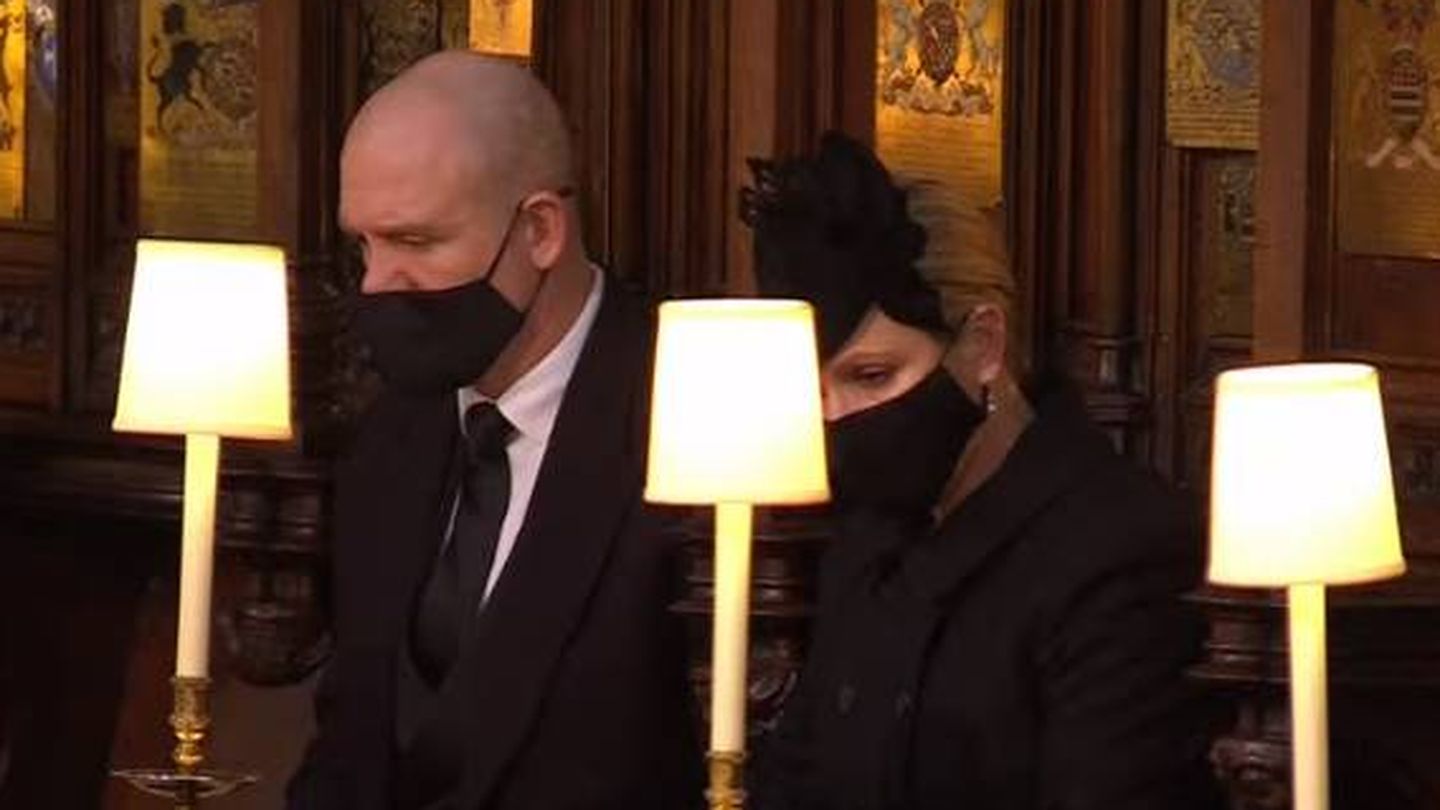 Funeral del duque de Edimburgo. (Youtube Casa Real británica)