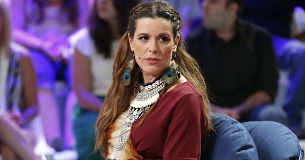 Foto: La presentadora en un programa de Mediaset.