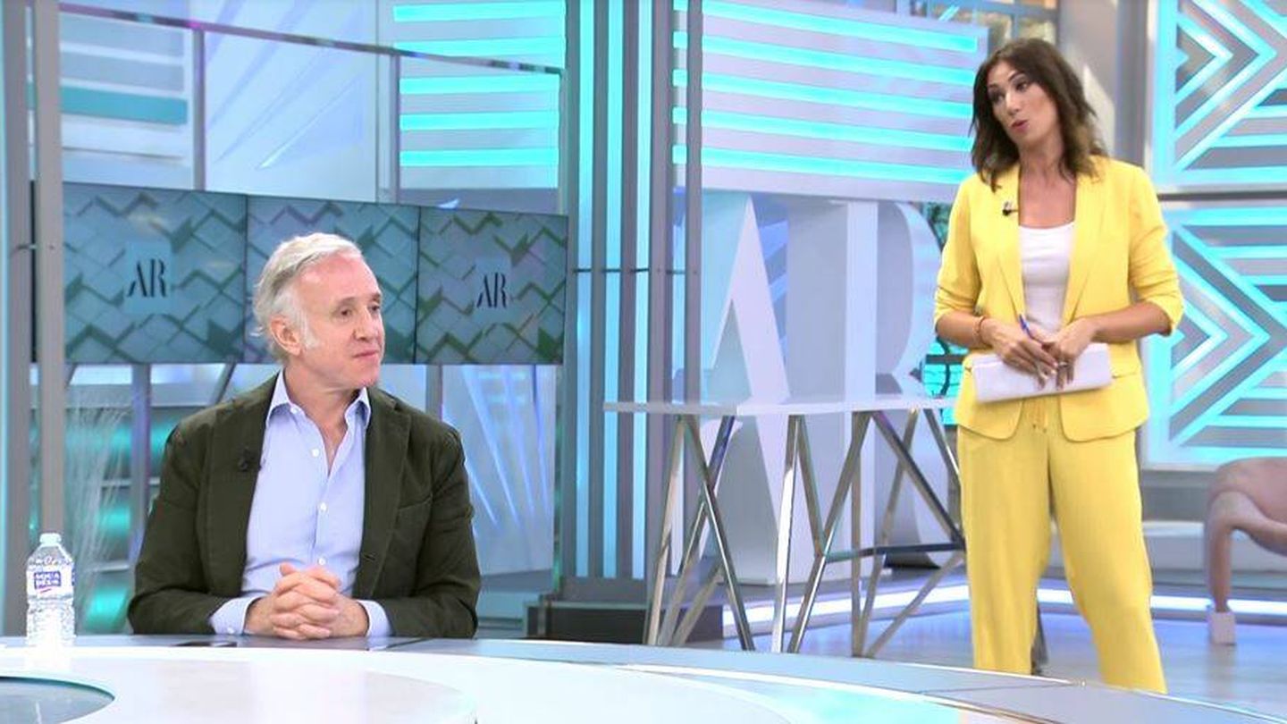 Eduardo Inda y Patricia Pardo en 'El programa de Ana Rosa'. (Mediaset)