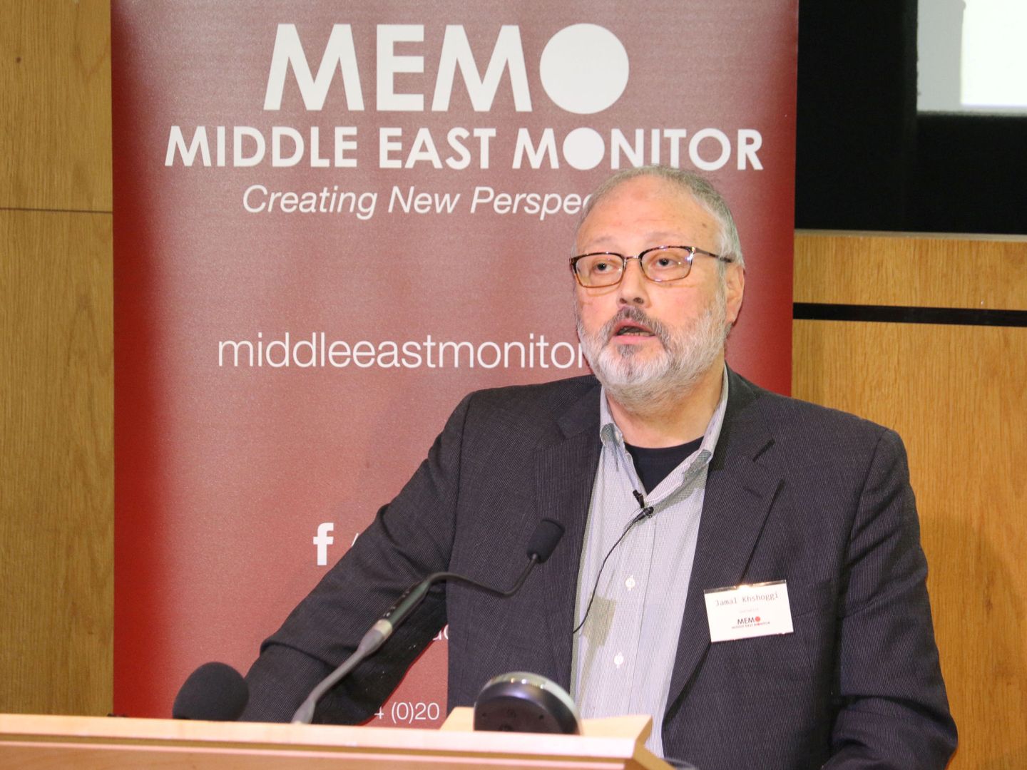 El periodista desaparecido, Jamal Khashoggi, en Londres, a finales de septiembre. (Reuters)