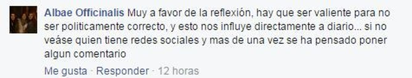 Uno de los comentarios a favor de Iker Jiménez. (Facebook)