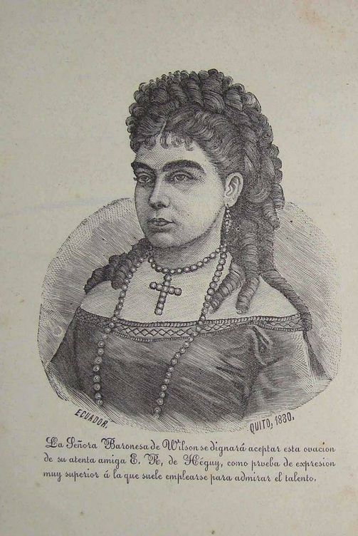 Retrato de la baronesa hacia 1880. (C.C.)
