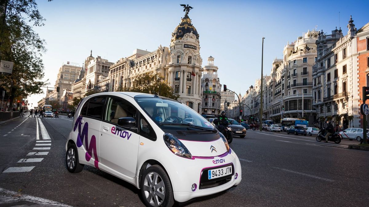 Madrid es una referencia del 'carsharing' eléctrico
