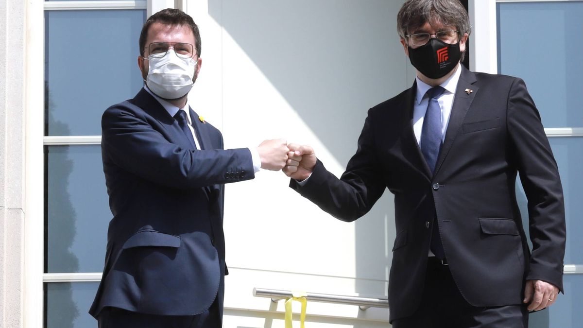 Aragonès y Puigdemont avisan de que los indultos no son la solución al conflicto