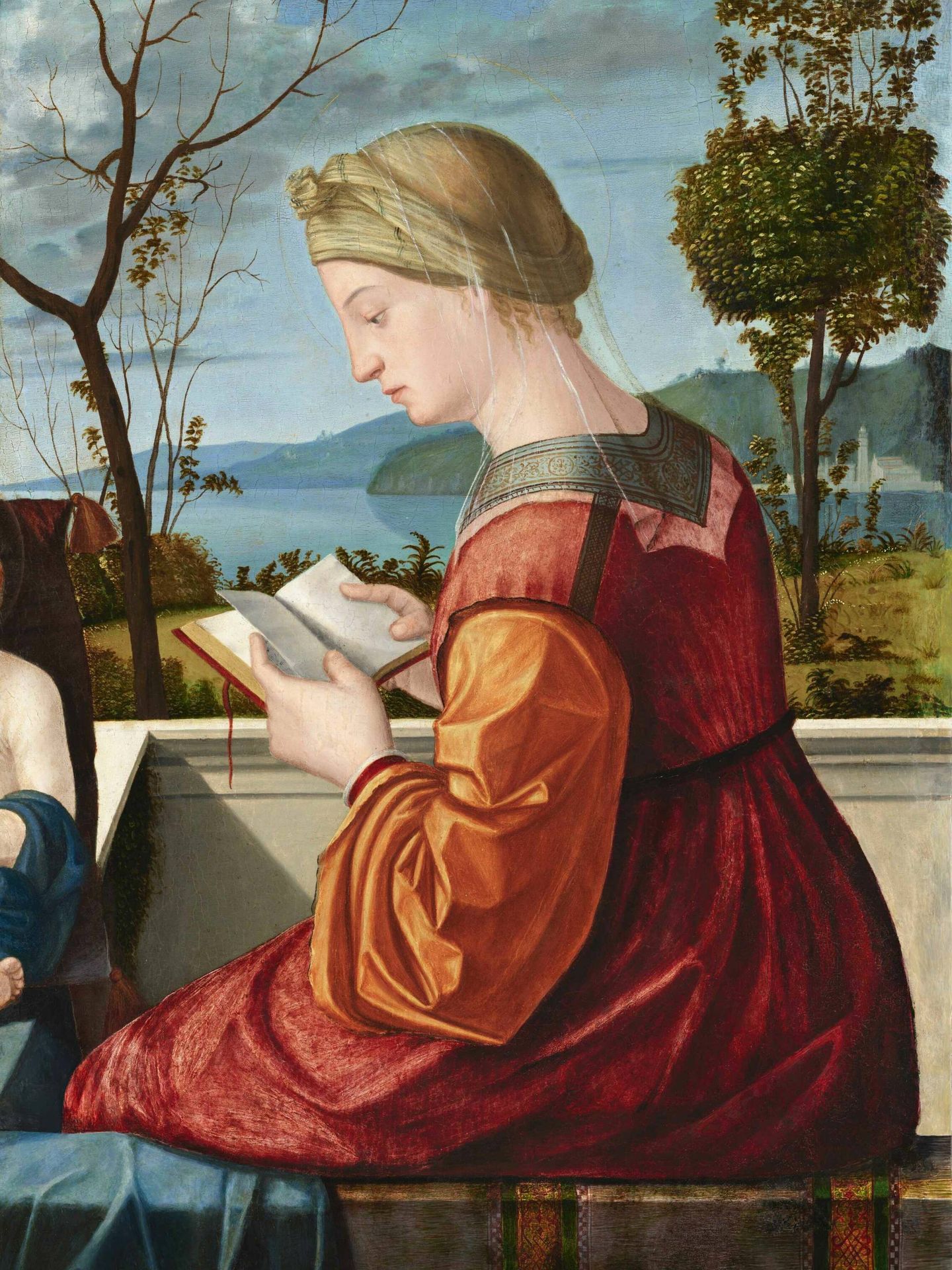 'La Virgen María leyendo', cuadro pintado por Carpaccio en torno a 1510.