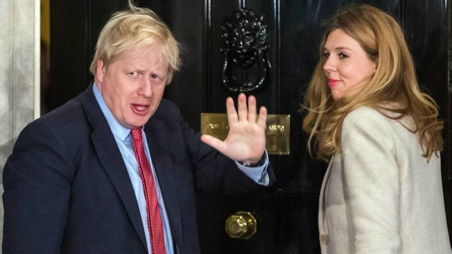 Boris y Carrie, en el 10 de Downing Street. (EFE)