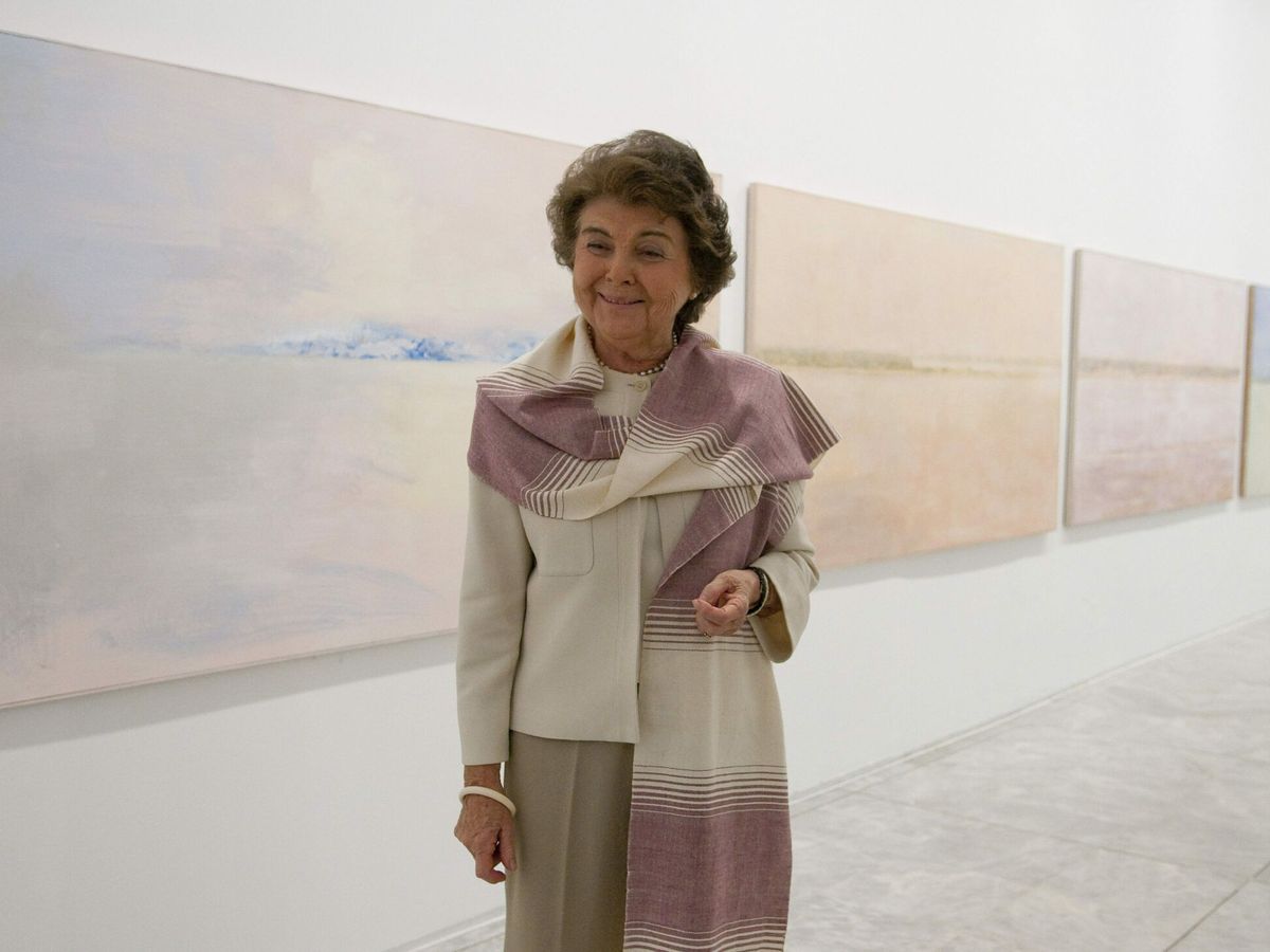 Foto: La pintora Carmen Laffón. (EFE/Raúl Caro)