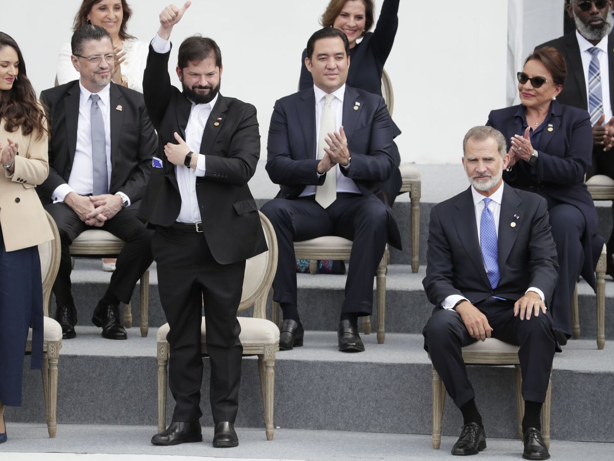 Foto: Ceremonia de investidura de Gustavo Petro como presidente de Colombia. (EFE/Carlos Ortega)