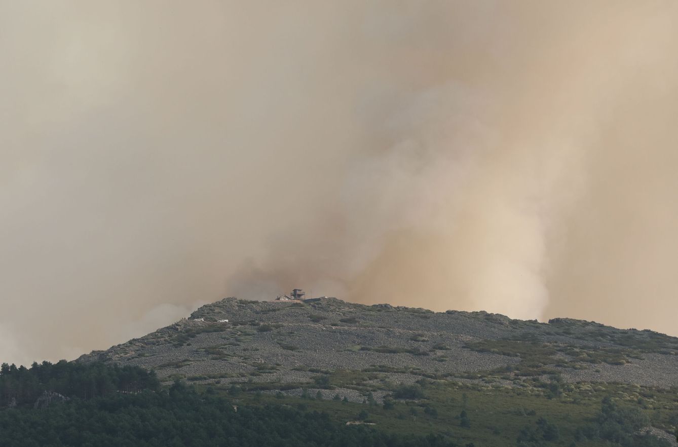 Incendio en Las Hurdes. (EFE/Carlos García) 