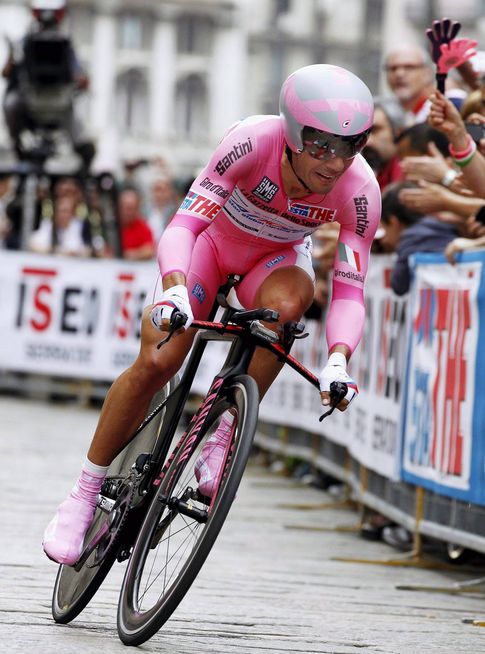 Foto: Hesjedal en el Giro de Italia 2012 (Efe).