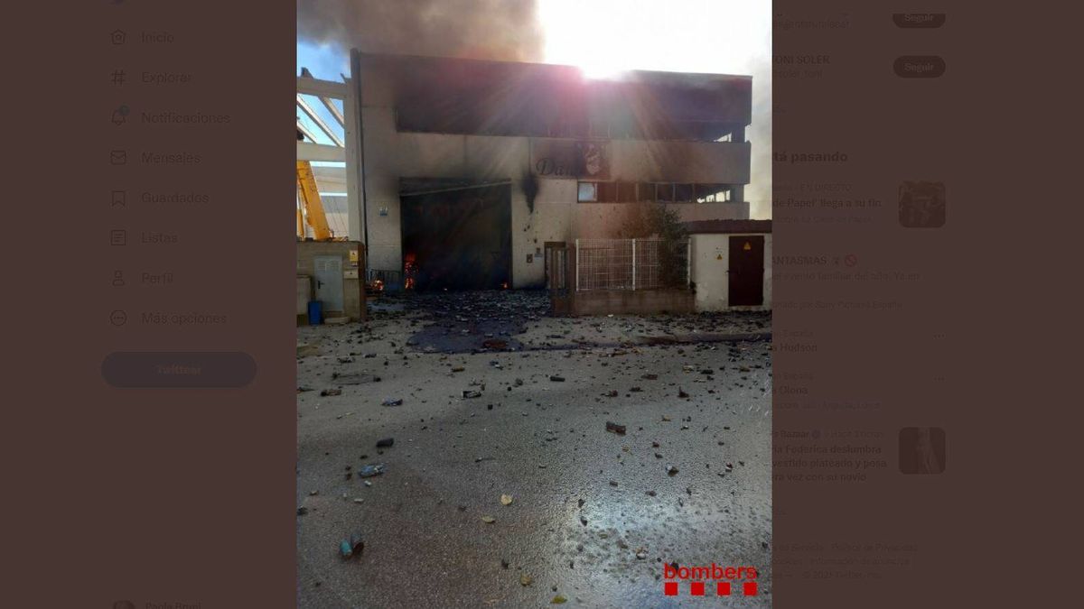 13 heridos en una explosión en una planta de residuos químicos en L'Arboç (Tarragona)