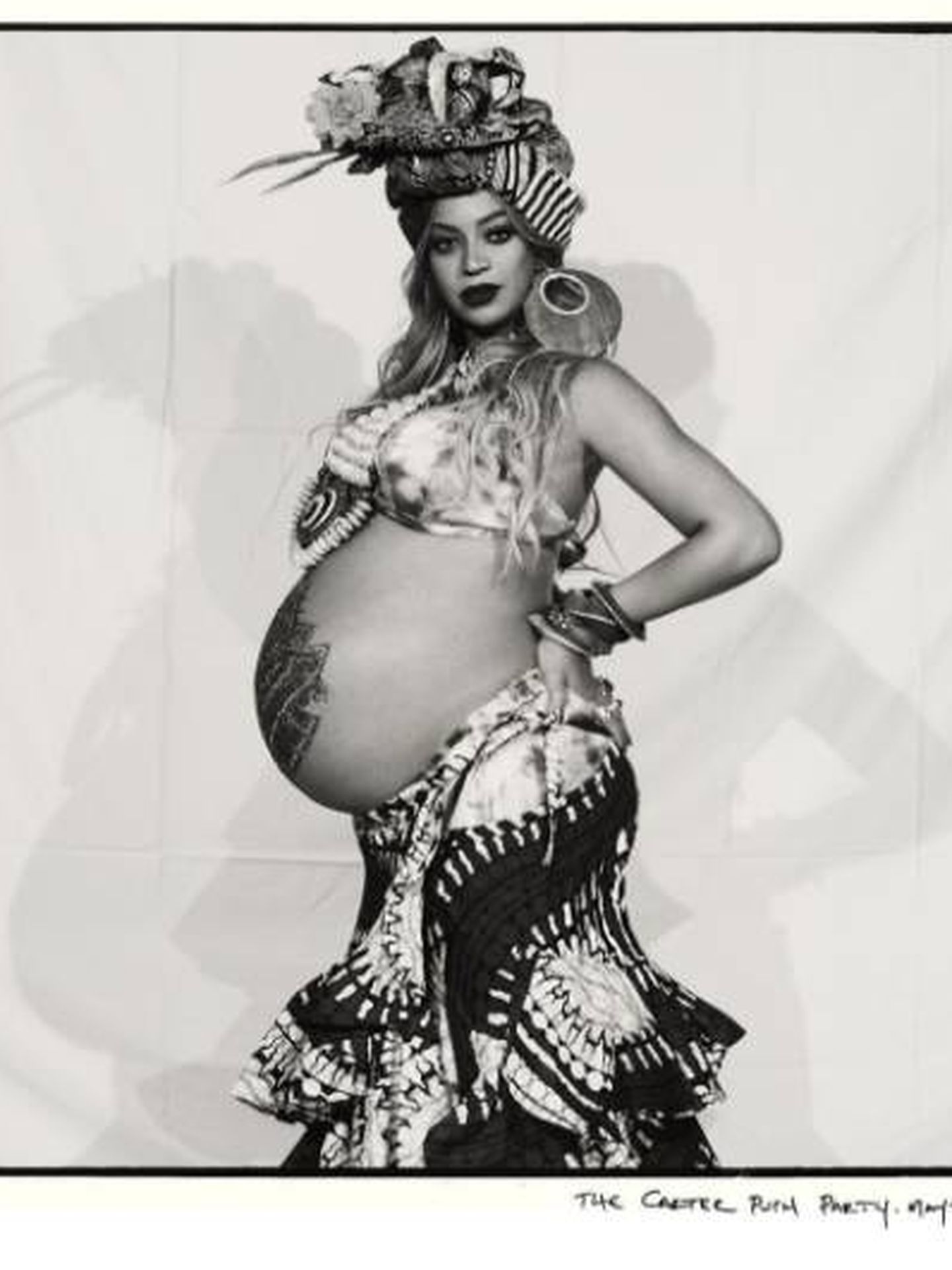Beyoncé embarazada de mellizos. (Instagram)
