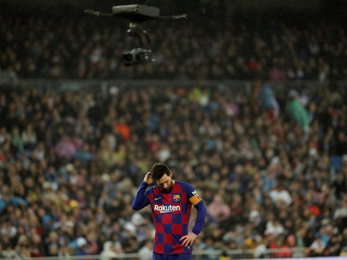 Foto: Leo Messi hace unas semanas en el Santiago Bernabéu. (EFE)
