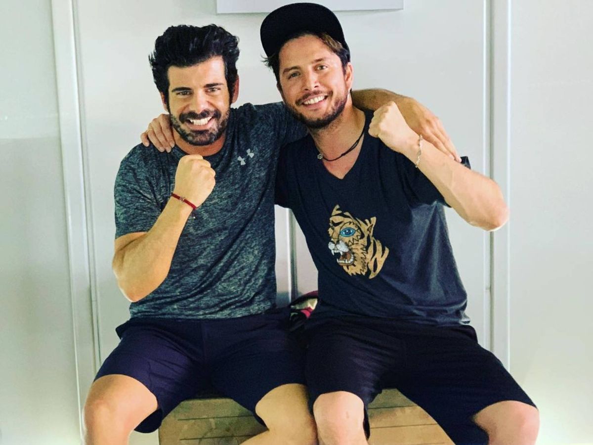 Foto: Miguel Lordán, junto a Manuel Carrasco en una imagen de sus redes sociales. (Instagram @mltrainer)