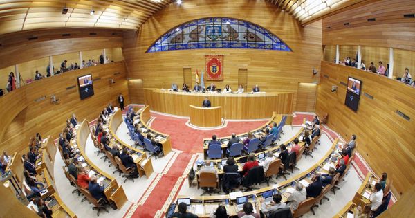 Foto: Vista general del Parlamento gallego. (EFE)