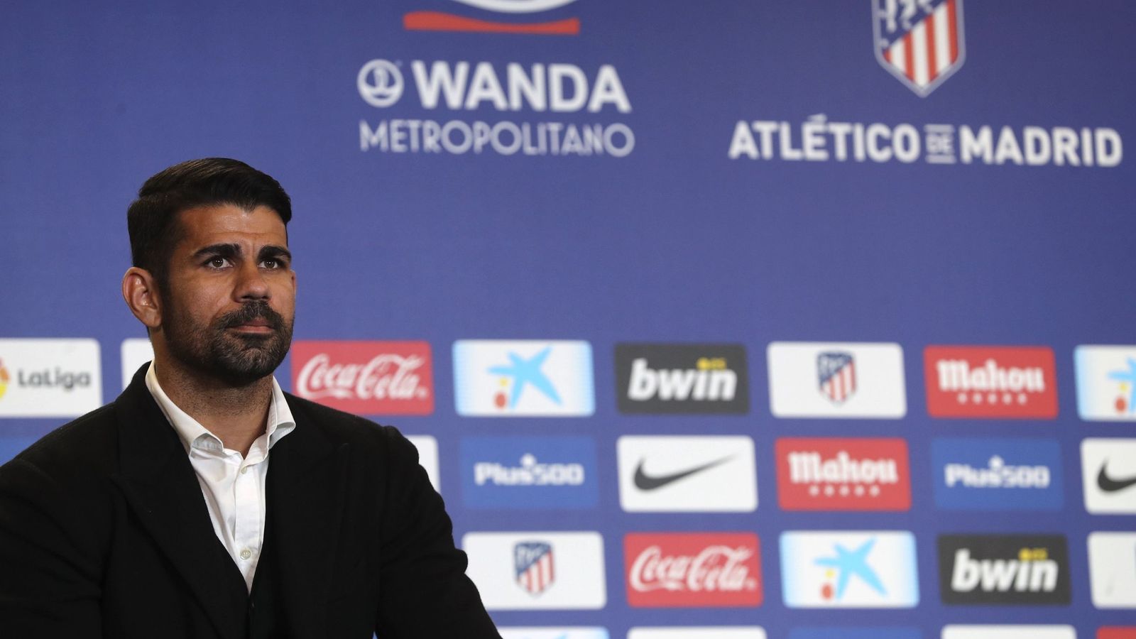 Foto: Diego Costa, durante su presentación como jugador del Atlético de Madrid. (EFE)