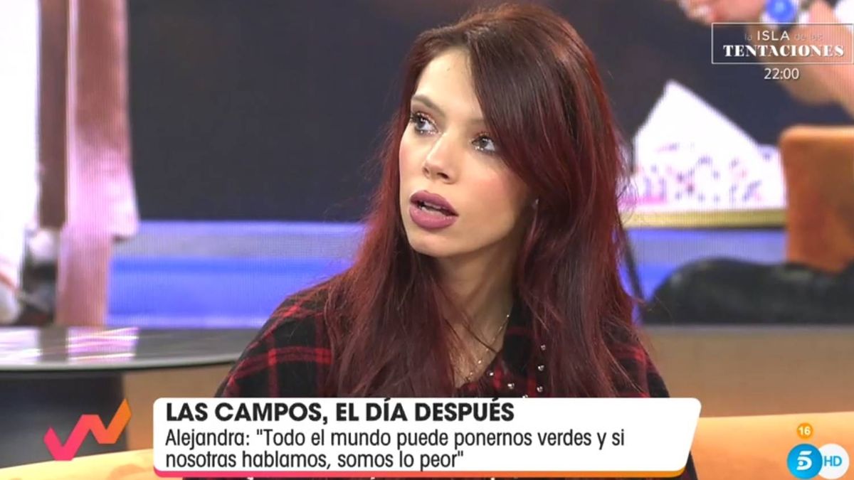 'Viva la vida' | La hija de Terelu, Alejandra Rubio, traiciona a su familia: "No soy del clan de 'Las Campos"