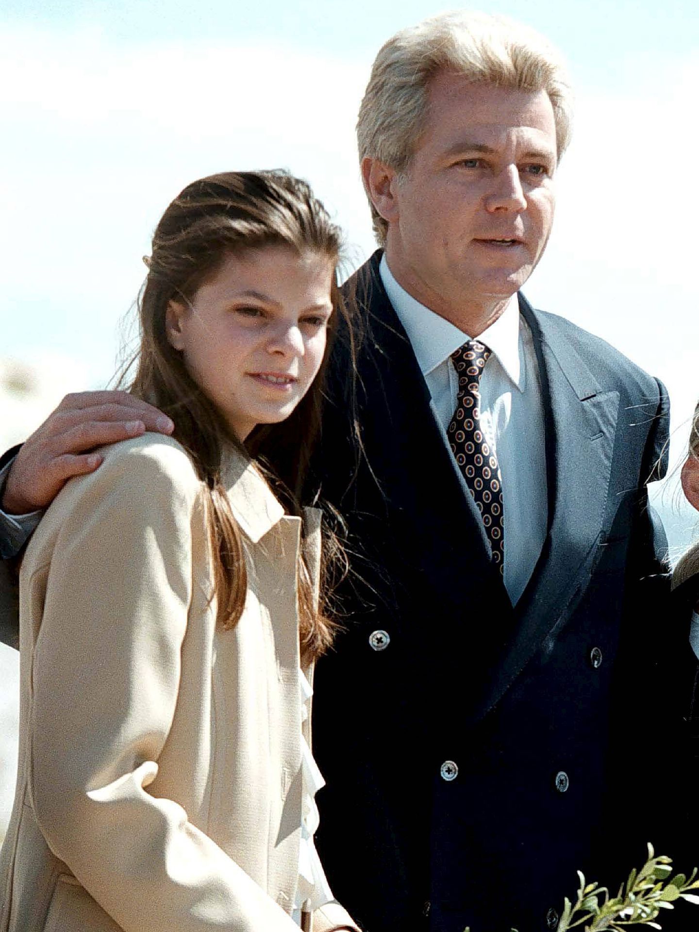 Thierry Roussel y su hija Athina, en una imagen de archivo. (EFE)