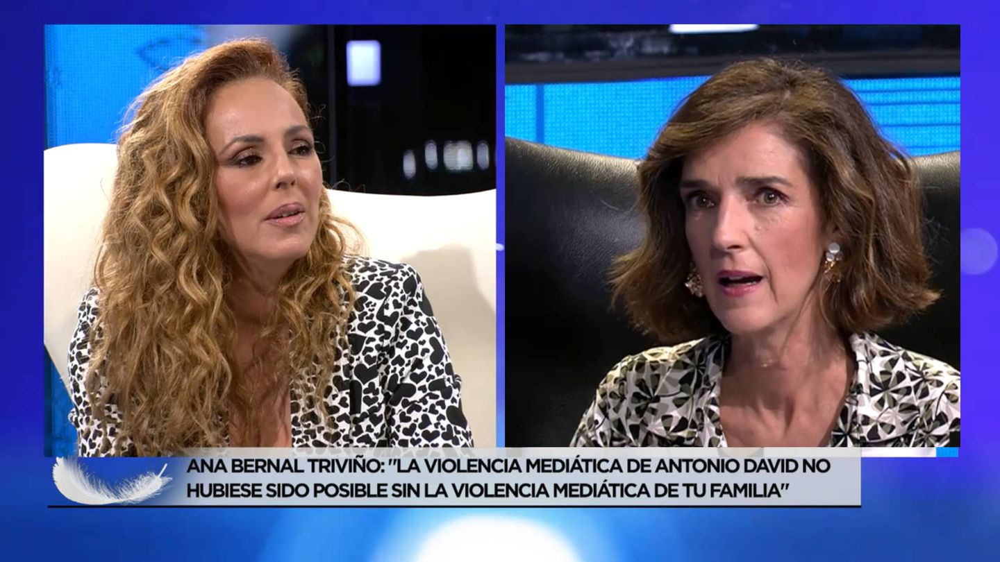 Rocío Carrasco y Paloma García Pelayo. (Mediaset/ECTV)