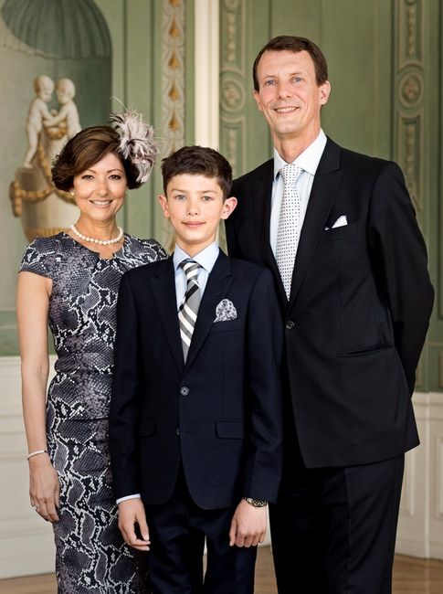 Foto: El príncipe Joaquín junto a su exesposa Alexandra y su hijo Nicolás
