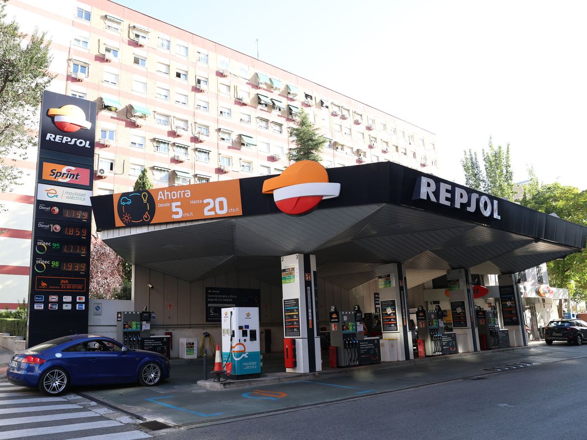 Foto: Gasolinera de Repsol. (EP/Marta Fernández)