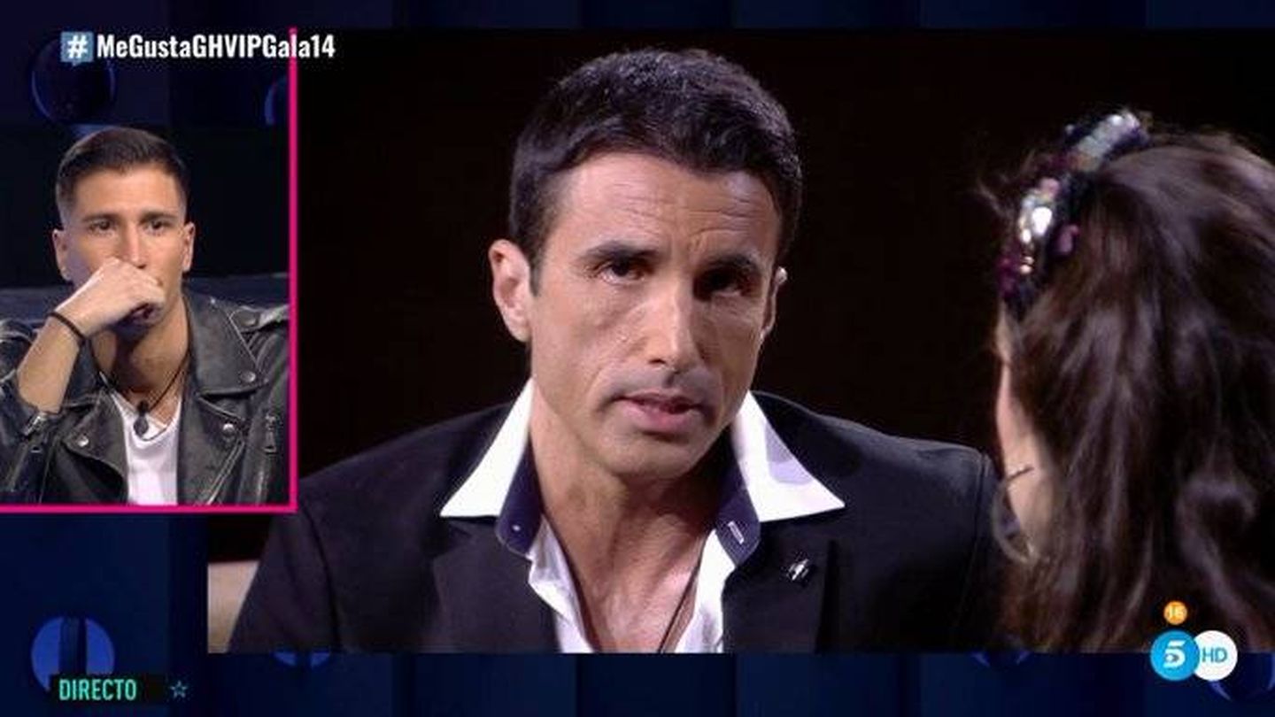 Hugo y Adara, en 'GH VIP 7'. (Telecinco)