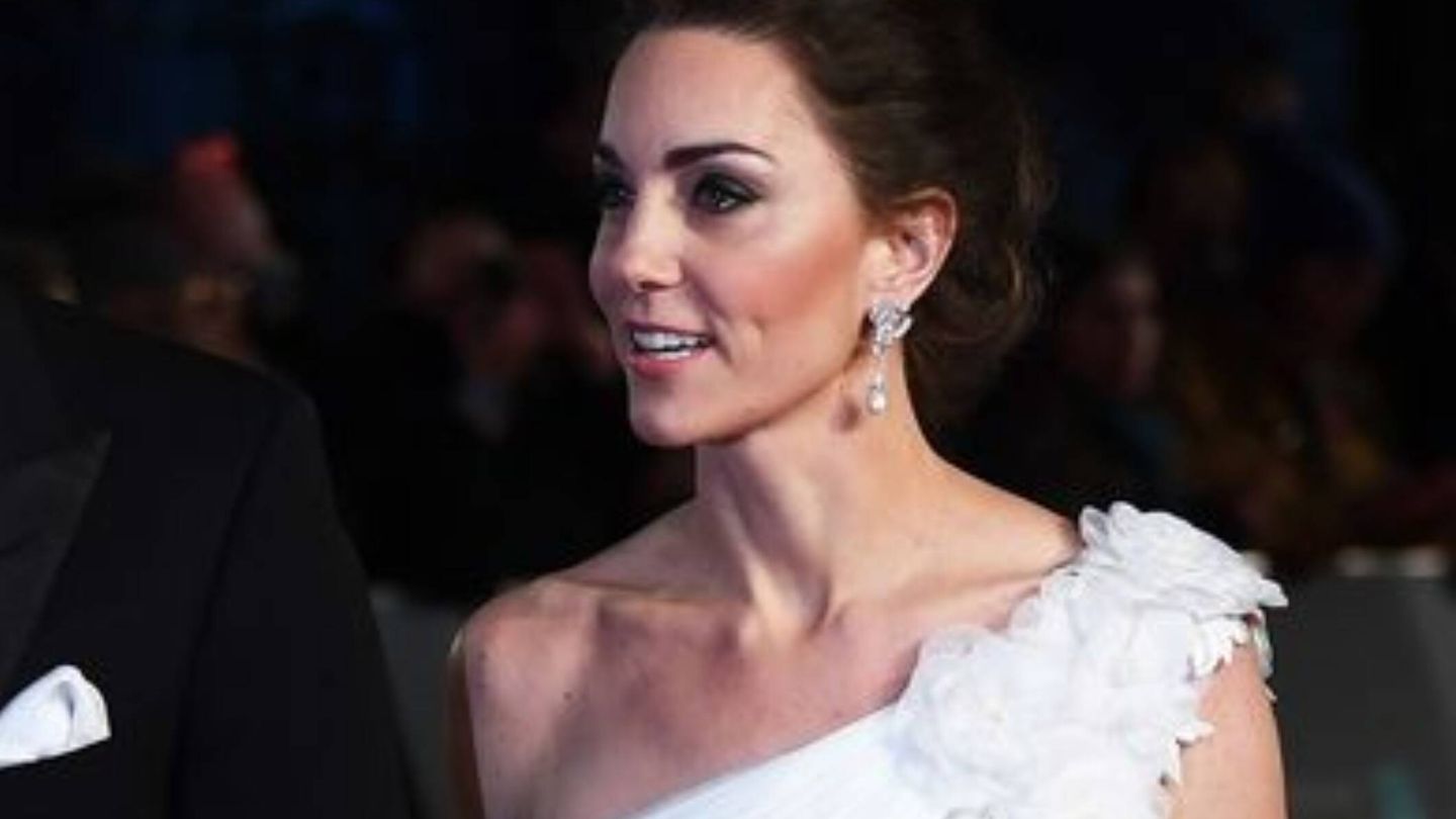 Kate Middleton, en los premios BAFTA de 2019. (EFE)